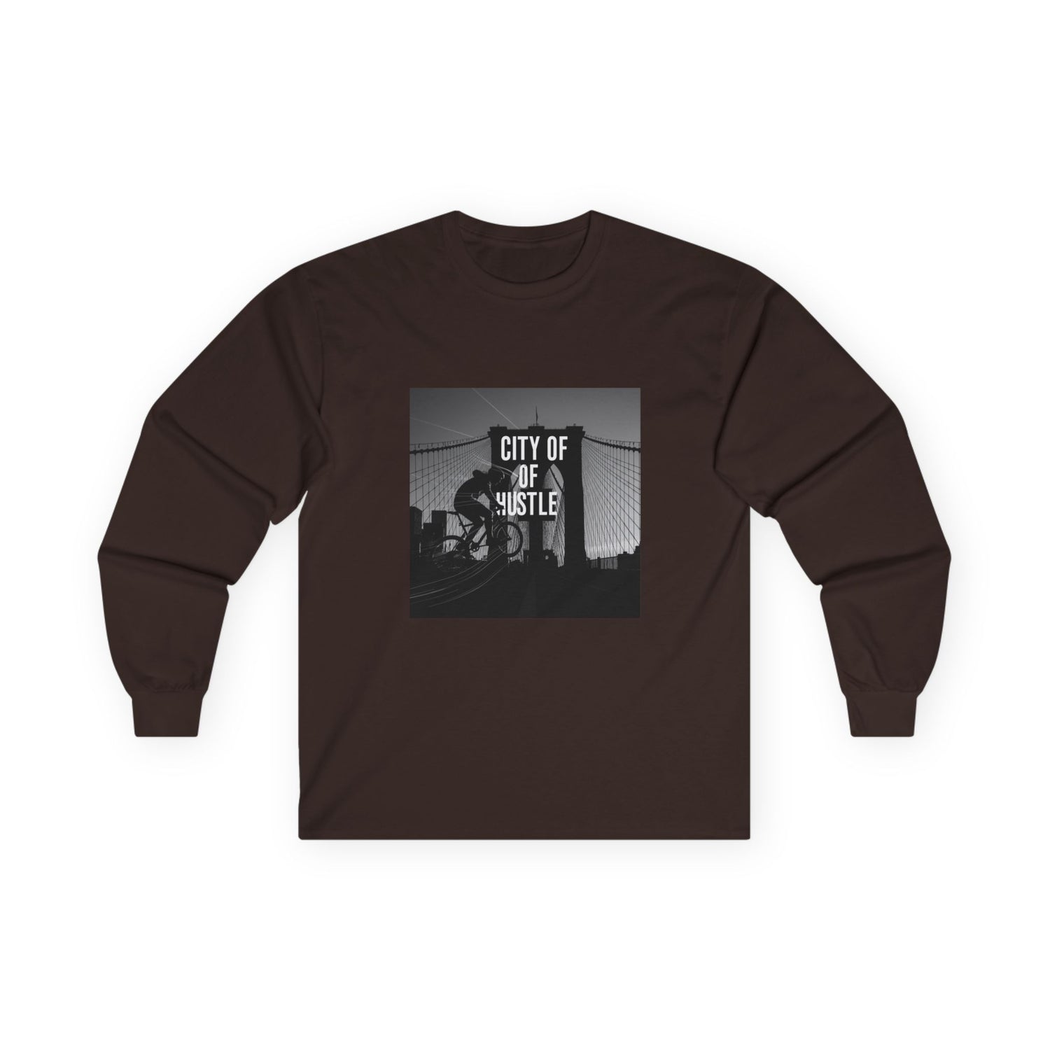 City of Hustle Long Sleeve Tee - Unisex Ultra Cotton T-Shirt for Urban Adventurers