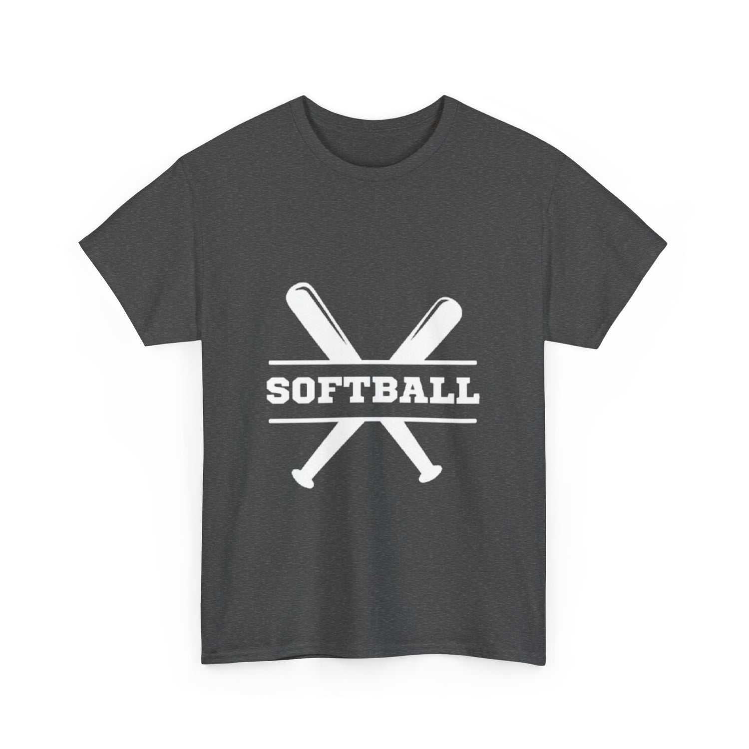 Unisex Heavy Cotton Tee - SoftBall Printed  T-Shirt - Comfortable Casual Wear Tee - Unique Graphic Tee - Gift