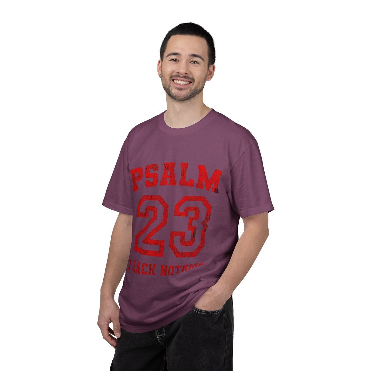 Psalm 23 T-Shirt — "I Lack Nothing" Christian Faith Tee