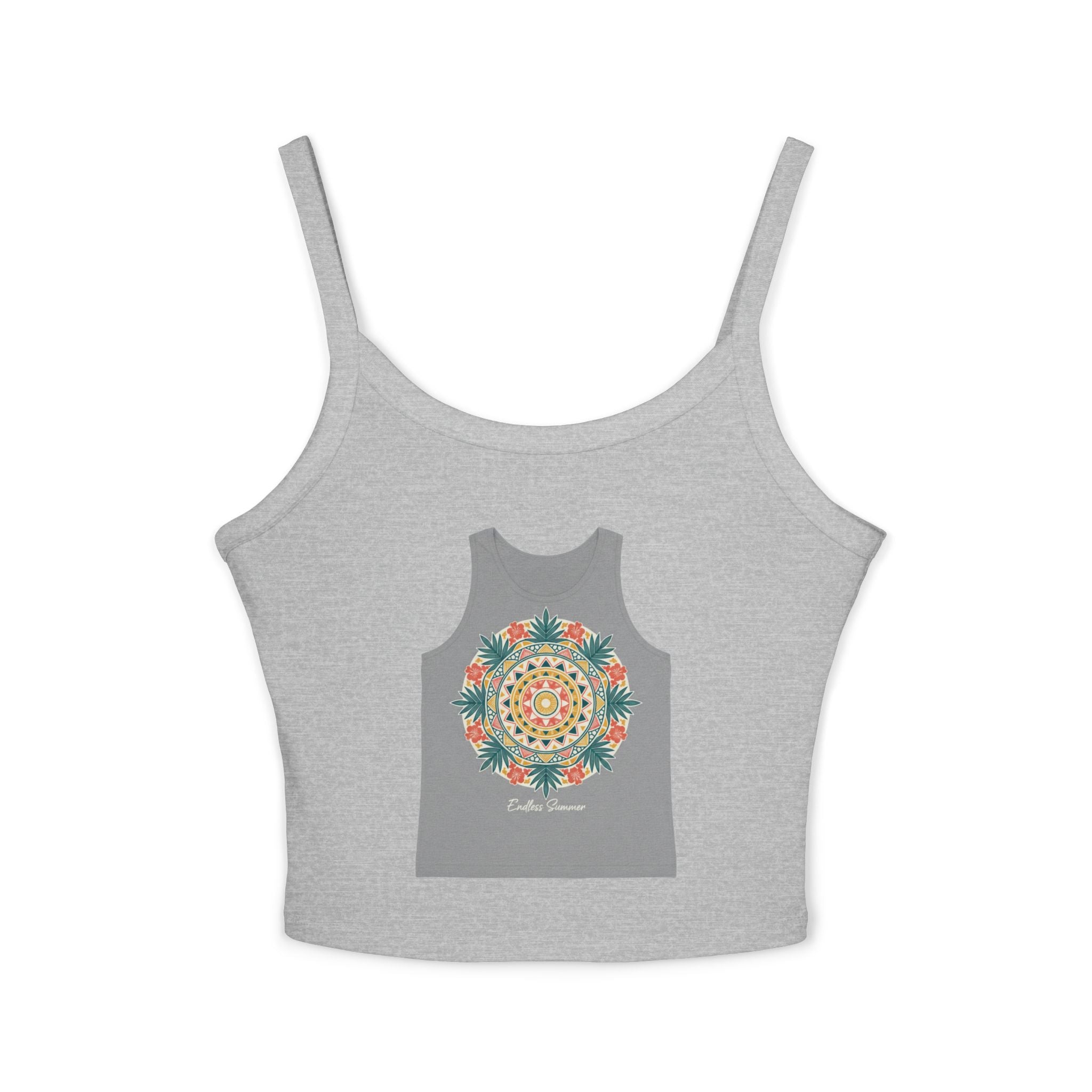 Boho Floral Mandala Tank Top — Women&
