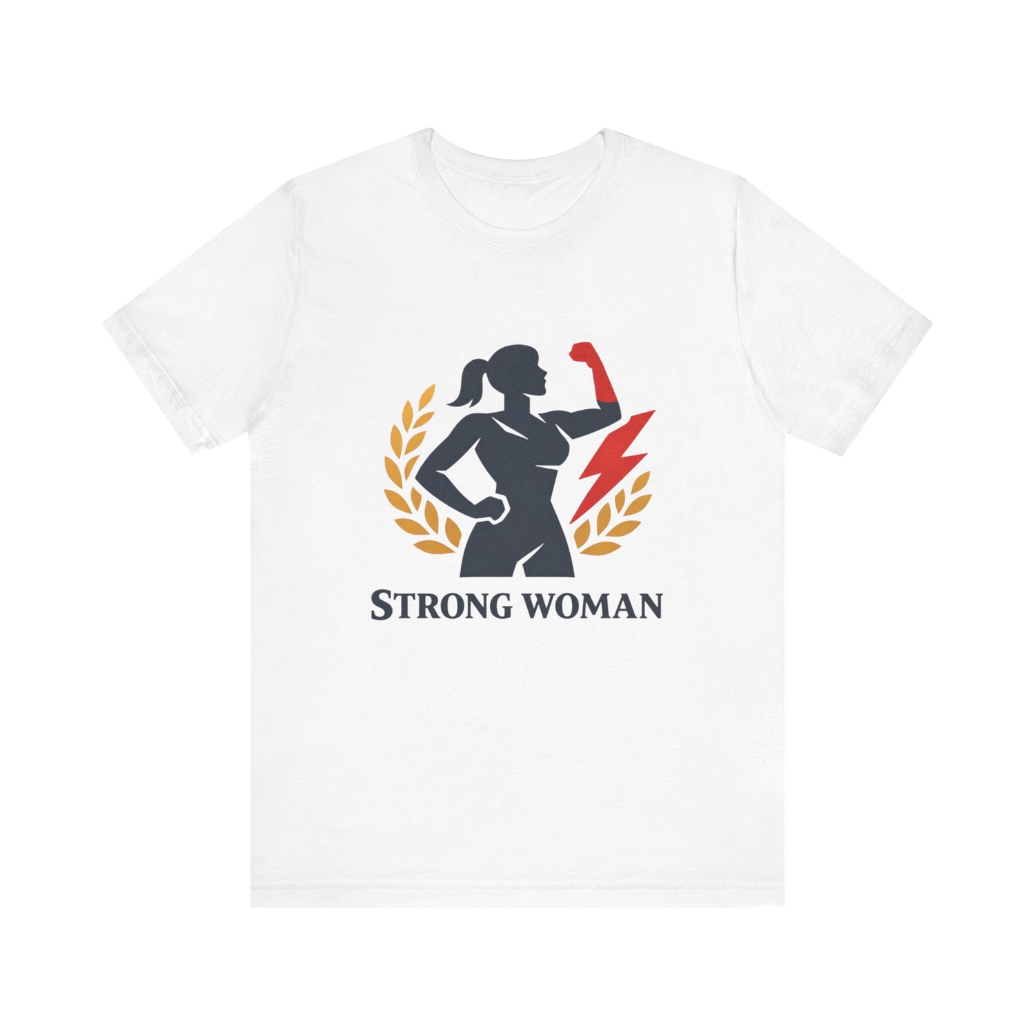 Unisex Graphic Tee - Eco-Friendly Unisex Jersey T-Shirt - Comfortable Casual Wear Tee - Strong Woman Printed Tee - Gift