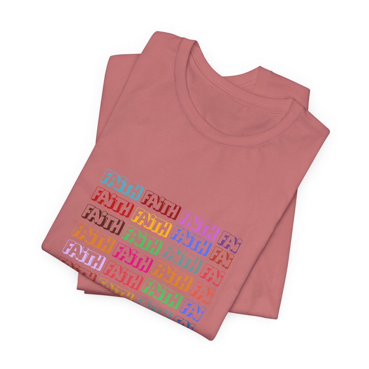 Colorful Textured Unisex Jersey Tee - Trendy Casual Wear