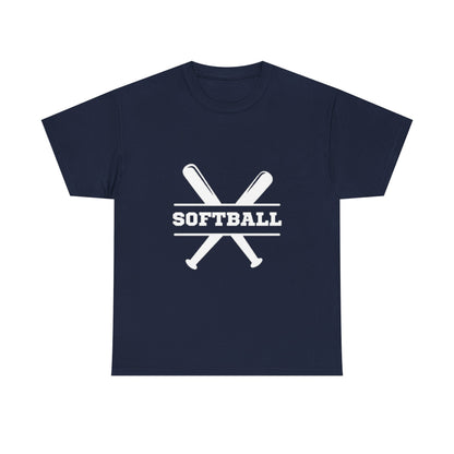Unisex Heavy Cotton Tee - SoftBall Printed  T-Shirt - Comfortable Casual Wear Tee - Unique Graphic Tee - Gift
