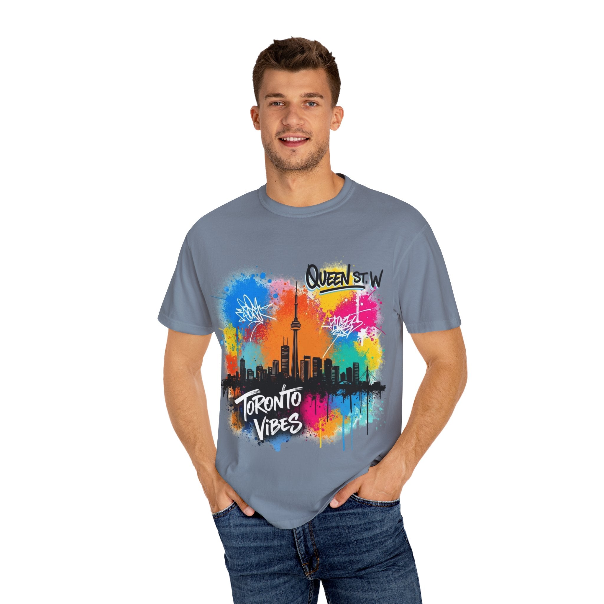 Toronto Vibes T-Shirt, Unisex Graphic Tee, Street Art Apparel, Urban Style [...]