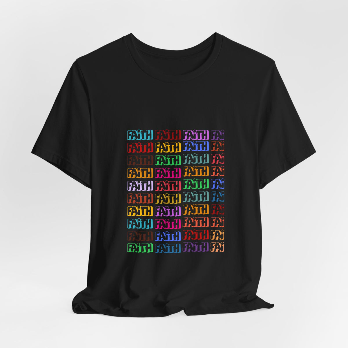 Colorful Textured Unisex Jersey Tee - Trendy Casual Wear