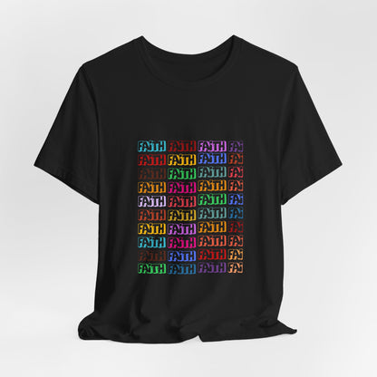 Colorful Textured Unisex Jersey Tee - Trendy Casual Wear