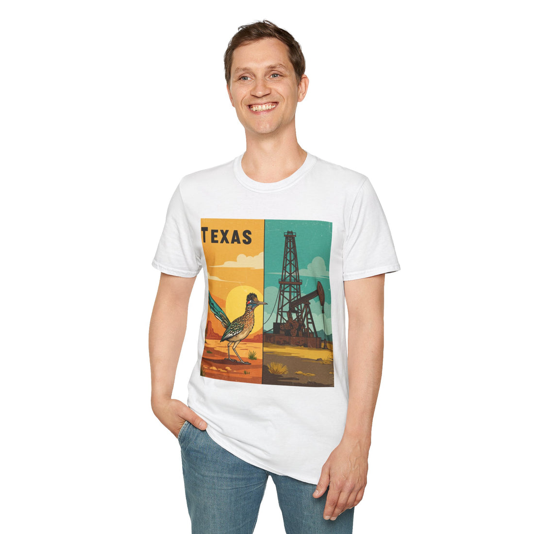 Vintage Texas Graphic Unisex T-Shirt - Retro Rattlesnake Design