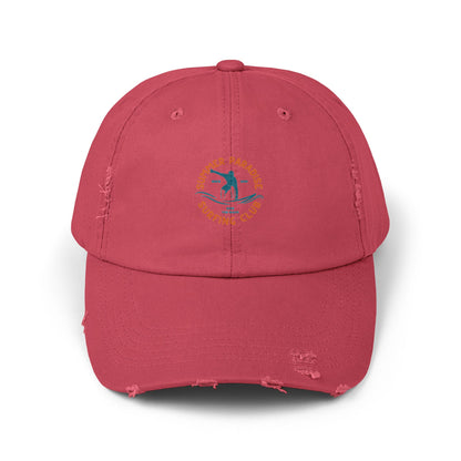 Unisex Distressed Surf Club Cap, Beach Hat, Casual Headwear, Outdoor Accessory, Gift for Surfers, Summer Style