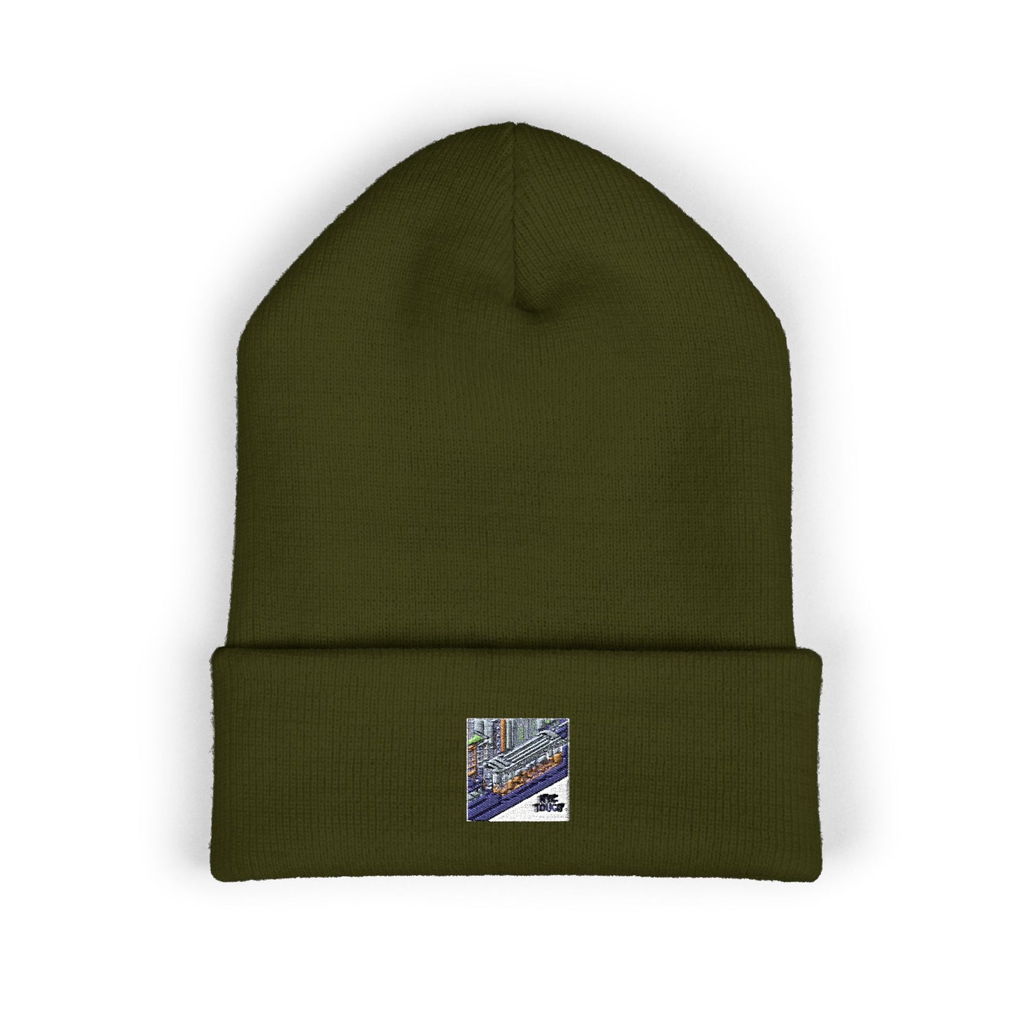 Cozy Embroidered Cuffed Beanie -custom winter caps