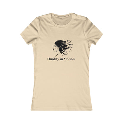 Flowing Beauty Tee - &quot;Fluidity in Motion&quot; Graphic Tee for Women