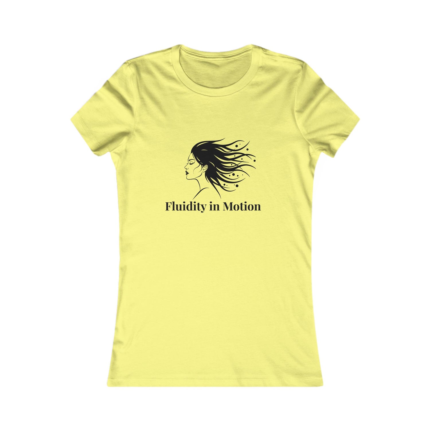 Flowing Beauty Tee - &quot;Fluidity in Motion&quot; Graphic Tee for Women
