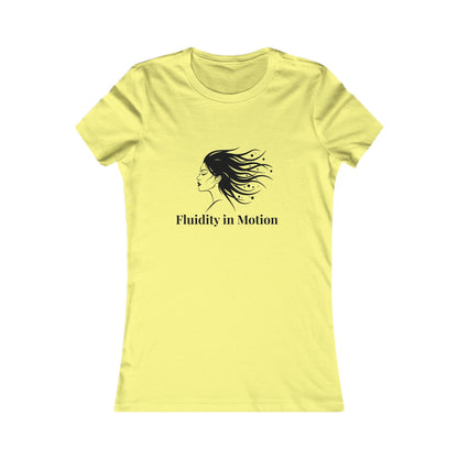 Flowing Beauty Tee - &quot;Fluidity in Motion&quot; Graphic Tee for Women