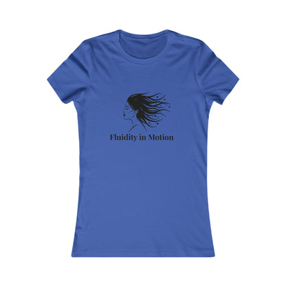 Flowing Beauty Tee - &quot;Fluidity in Motion&quot; Graphic Tee for Women