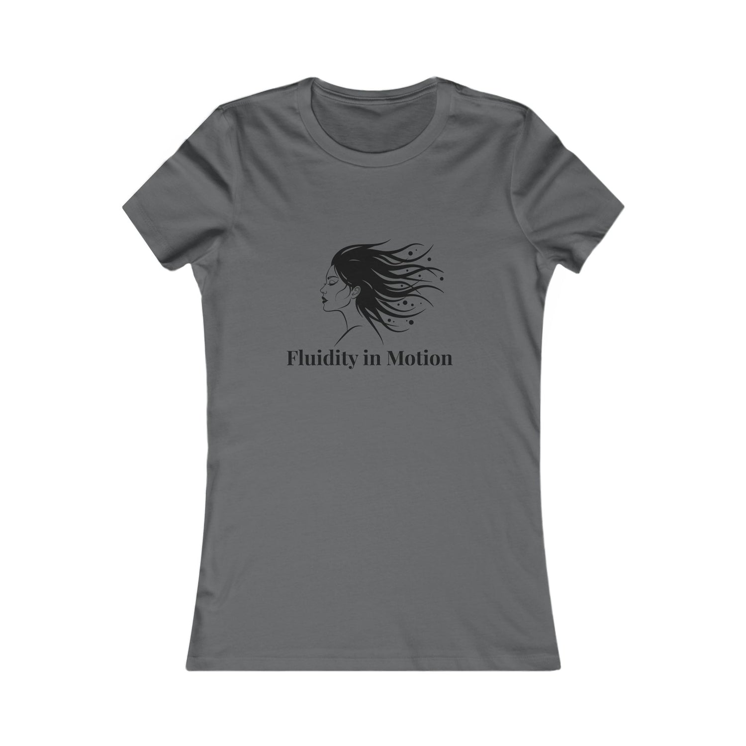 Flowing Beauty Tee - &quot;Fluidity in Motion&quot; Graphic Tee for Women
