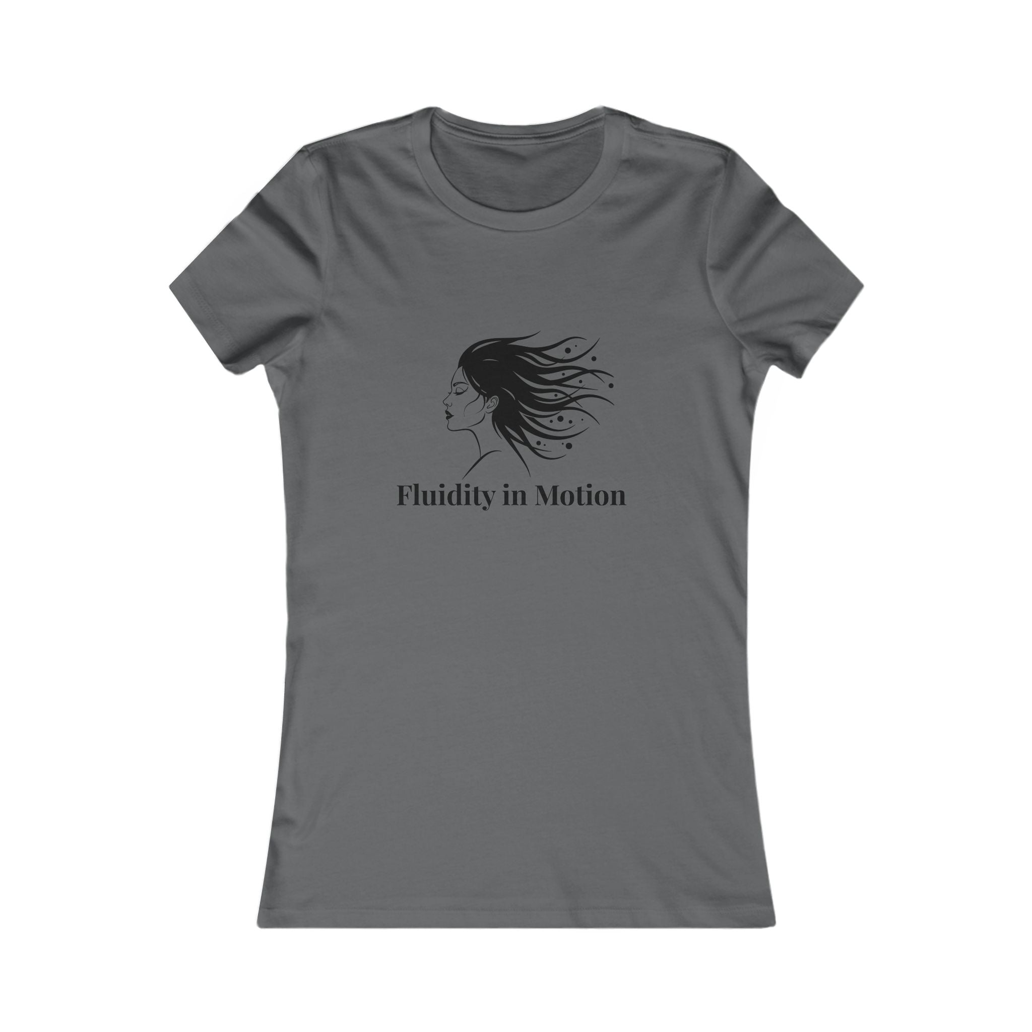 Flowing Beauty Tee - &quot;Fluidity in Motion&quot; Graphic Tee for Women