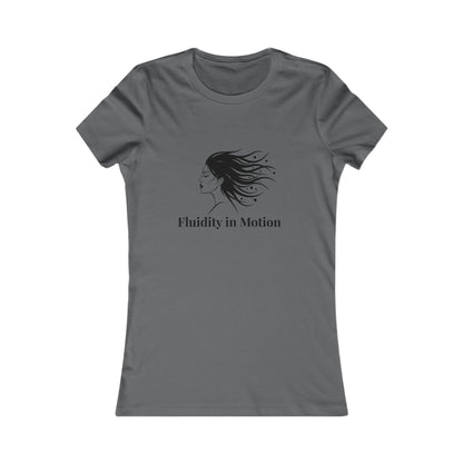 Flowing Beauty Tee - &quot;Fluidity in Motion&quot; Graphic Tee for Women