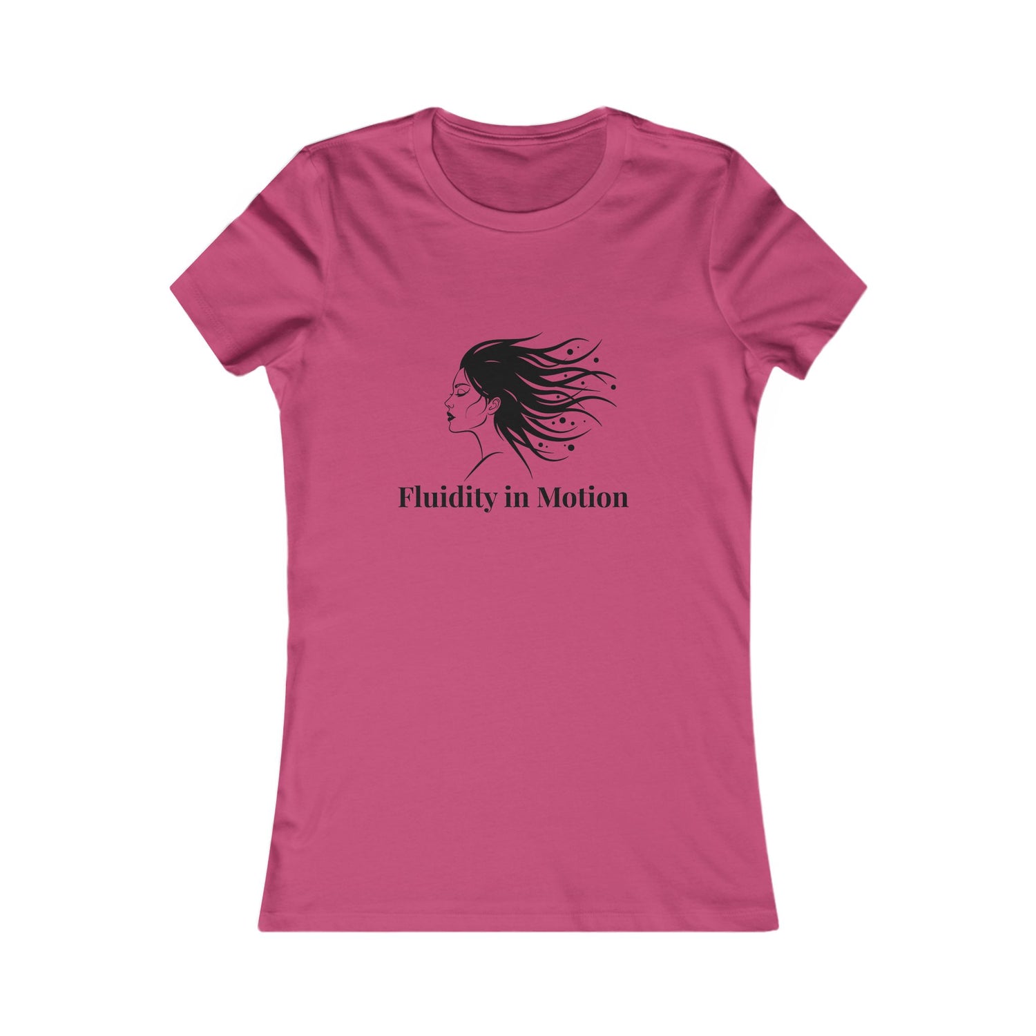 Flowing Beauty Tee - &quot;Fluidity in Motion&quot; Graphic Tee for Women