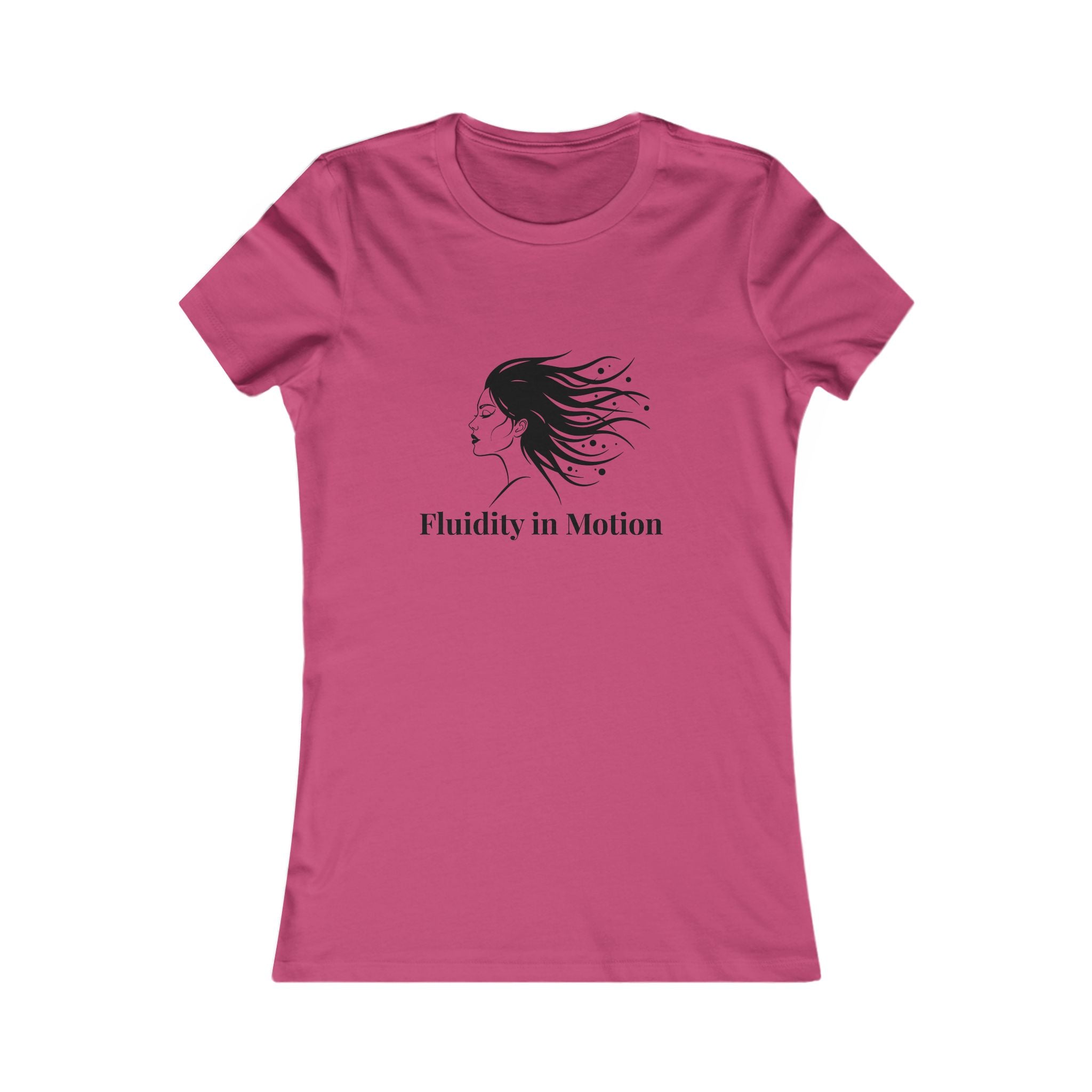 Flowing Beauty Tee - &quot;Fluidity in Motion&quot; Graphic Tee for Women