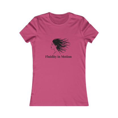 Flowing Beauty Tee - &quot;Fluidity in Motion&quot; Graphic Tee for Women
