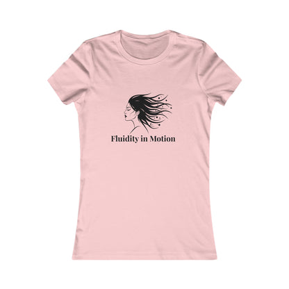 Flowing Beauty Tee - &quot;Fluidity in Motion&quot; Graphic Tee for Women