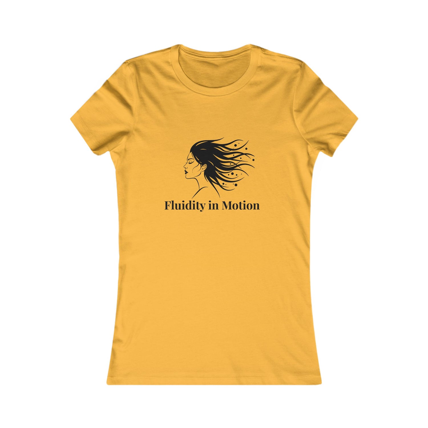 Flowing Beauty Tee - &quot;Fluidity in Motion&quot; Graphic Tee for Women