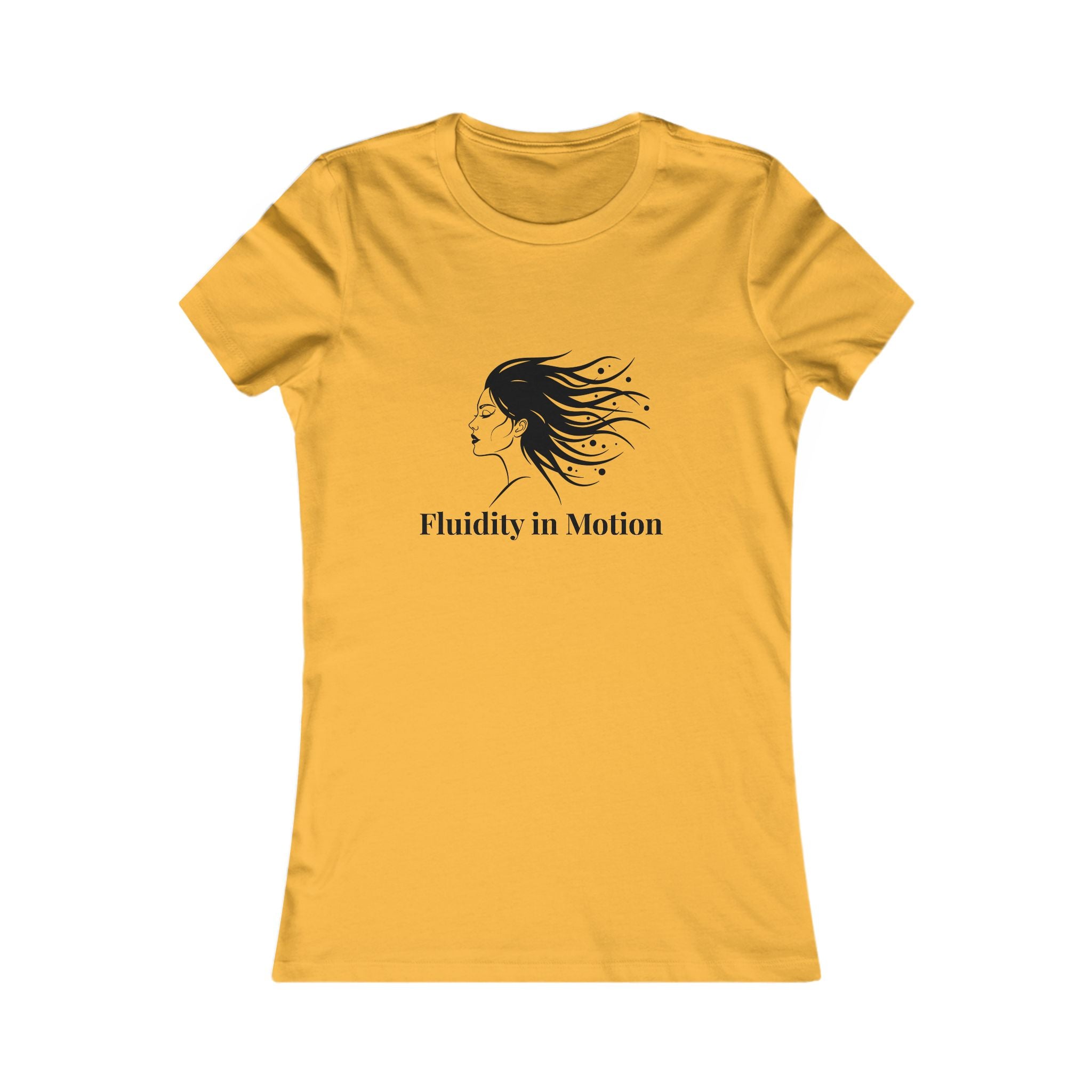 Flowing Beauty Tee - &quot;Fluidity in Motion&quot; Graphic Tee for Women