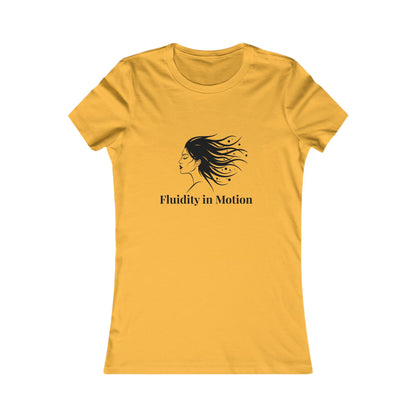 Flowing Beauty Tee - &quot;Fluidity in Motion&quot; Graphic Tee for Women
