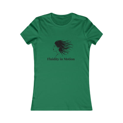Flowing Beauty Tee - &quot;Fluidity in Motion&quot; Graphic Tee for Women