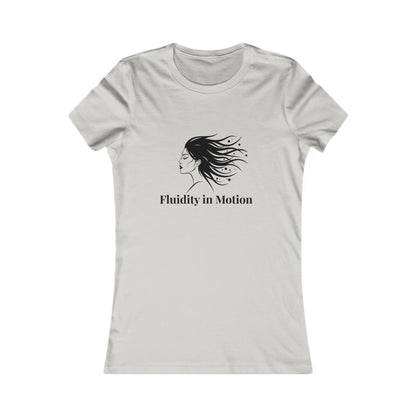 Flowing Beauty Tee - &quot;Fluidity in Motion&quot; Graphic Tee for Women