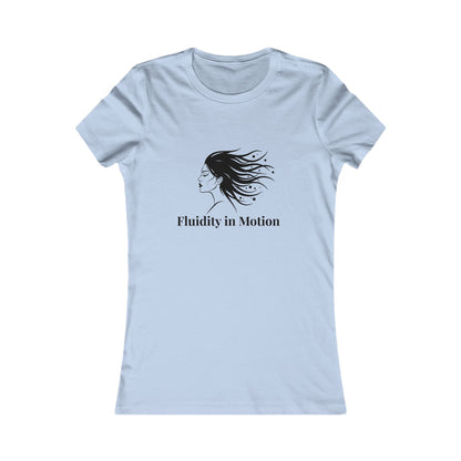 Flowing Beauty Tee - &quot;Fluidity in Motion&quot; Graphic Tee for Women