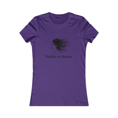 Flowing Beauty Tee - &quot;Fluidity in Motion&quot; Graphic Tee for Women