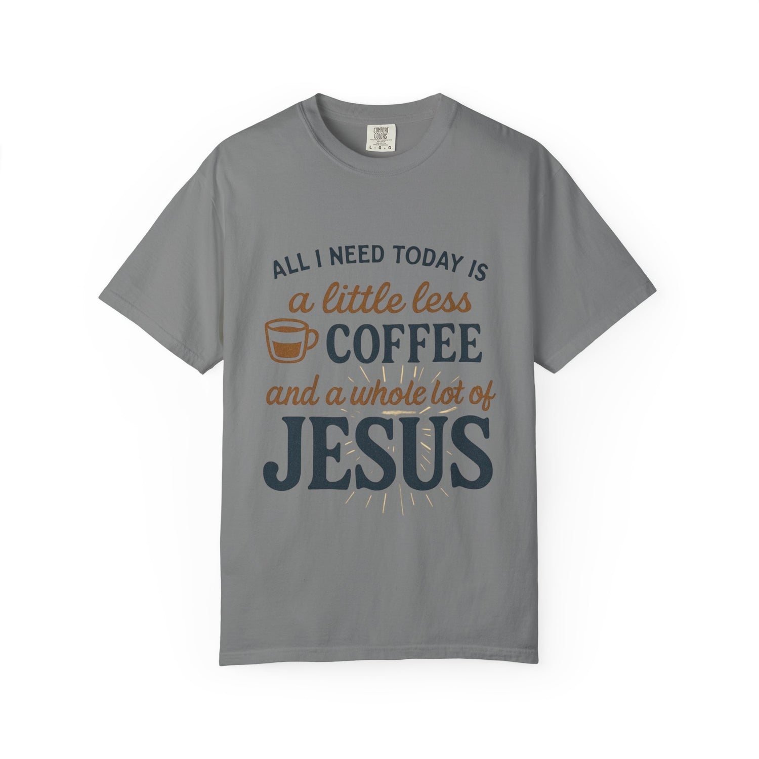 Coffee and Jesus Unisex T-Shirt, Faith-Based Gift, Relaxed Fit Tee, [...]