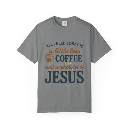 Coffee and Jesus Unisex T-Shirt, Faith-Based Gift, Relaxed Fit Tee, [...]