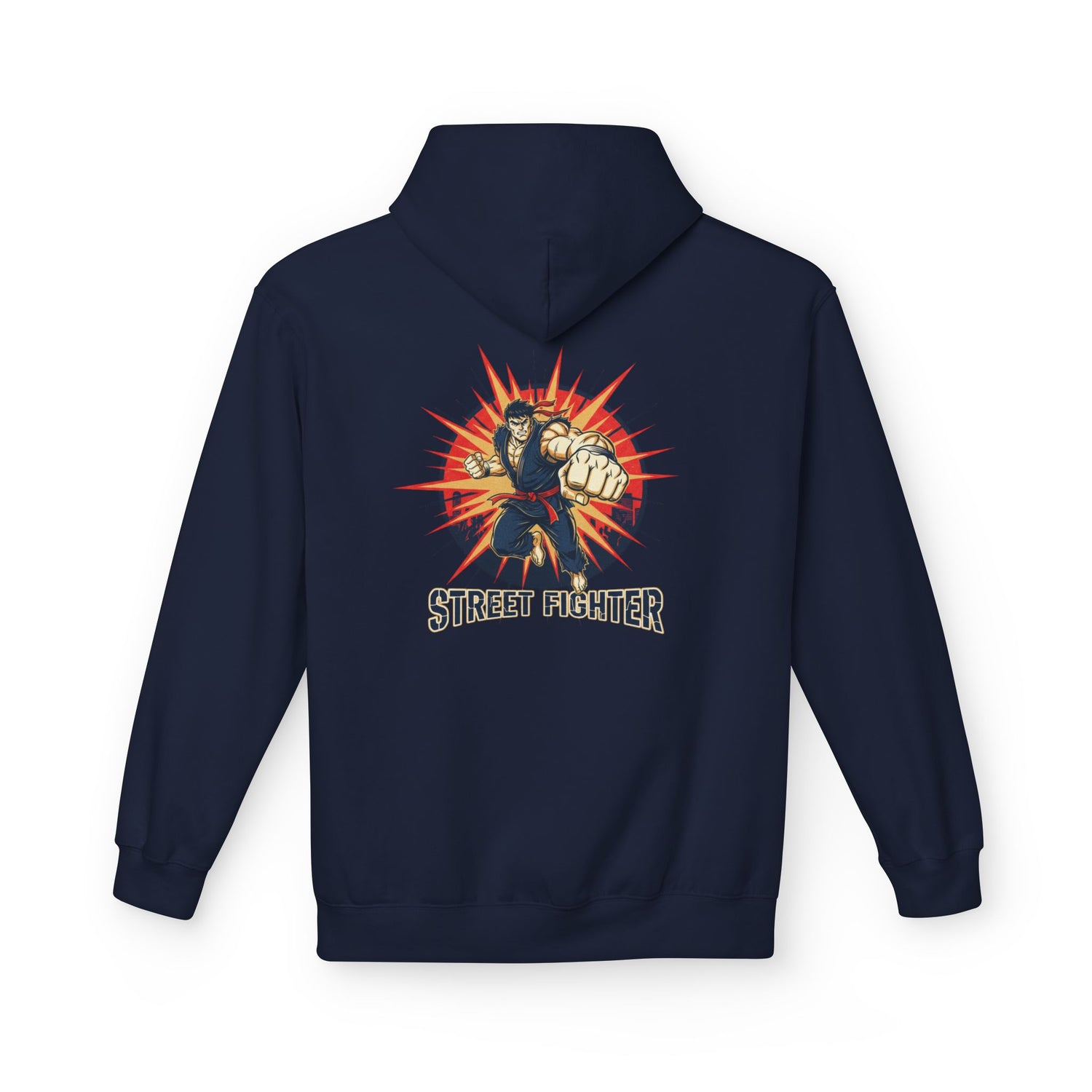 Street Fighter Fist Hoodie | Retro Arcade Fighter Design