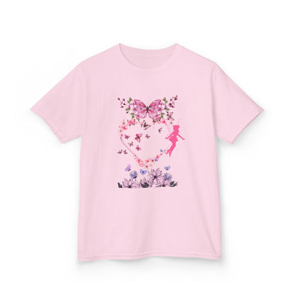 Floral Heart Kids Tee | Cute Floral T-Shirt for Kids, Gift for Birthdays, Spring Outfit, Family Photos, Casual Wear