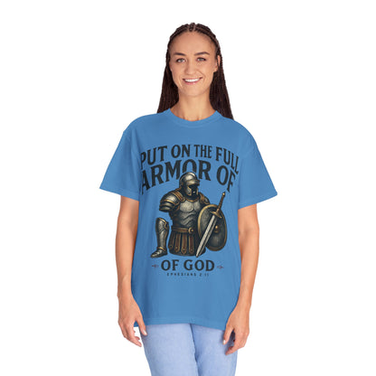 Armor of God T-Shirt — "Put On The Full Armor of God" Christian Faith Tee