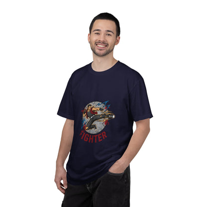Vintage Fighter Plane illustration T-shirt | Retro Aviator Design