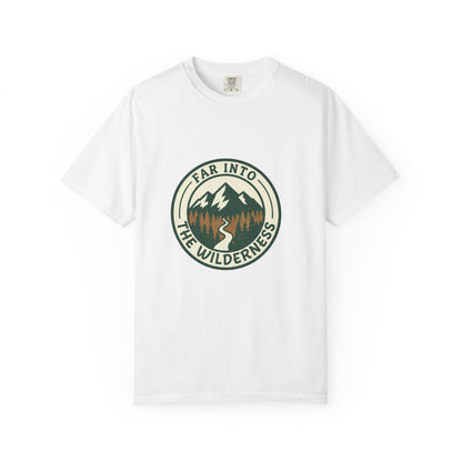 Wander Far, Live Wild T-Shirt - Comfortable Unisex Tee for Nature Lovers