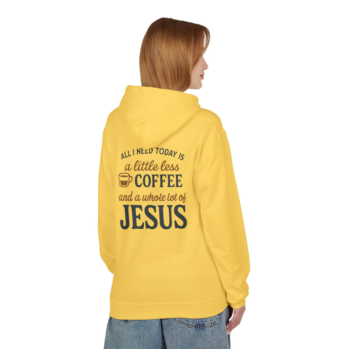 All I Need Today Is Coffee &amp; Jesus Hoodie, Inspirational Sweatshirt, [...]