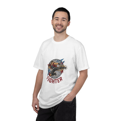 Vintage Fighter Plane illustration T-shirt | Retro Aviator Design