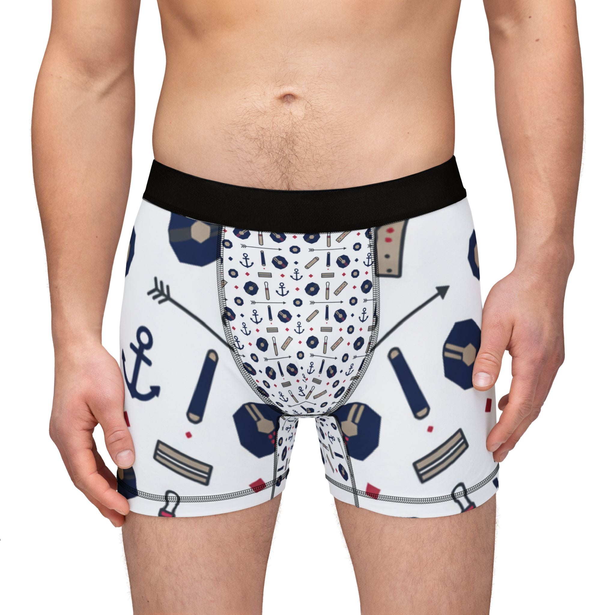 Nautical Anchor Pattern Men&