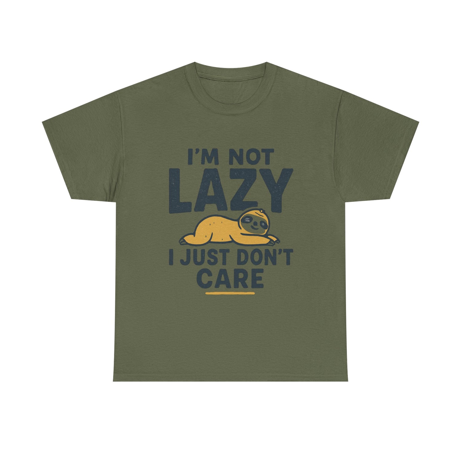 Lazy Sloth Unisex Tee, Funny Graphic T-Shirt, Perfect for Relaxation, Gifts for Friends, Cute Sloth Apparel