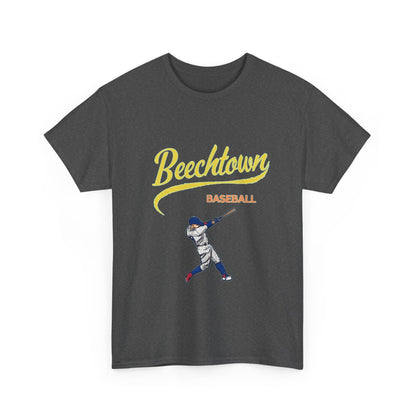 Unisex Heavy Cotton Tee - Beachtown Printed  T-Shirt - Comfortable Casual Wear Tee - Unique Graphic Tee - Gift