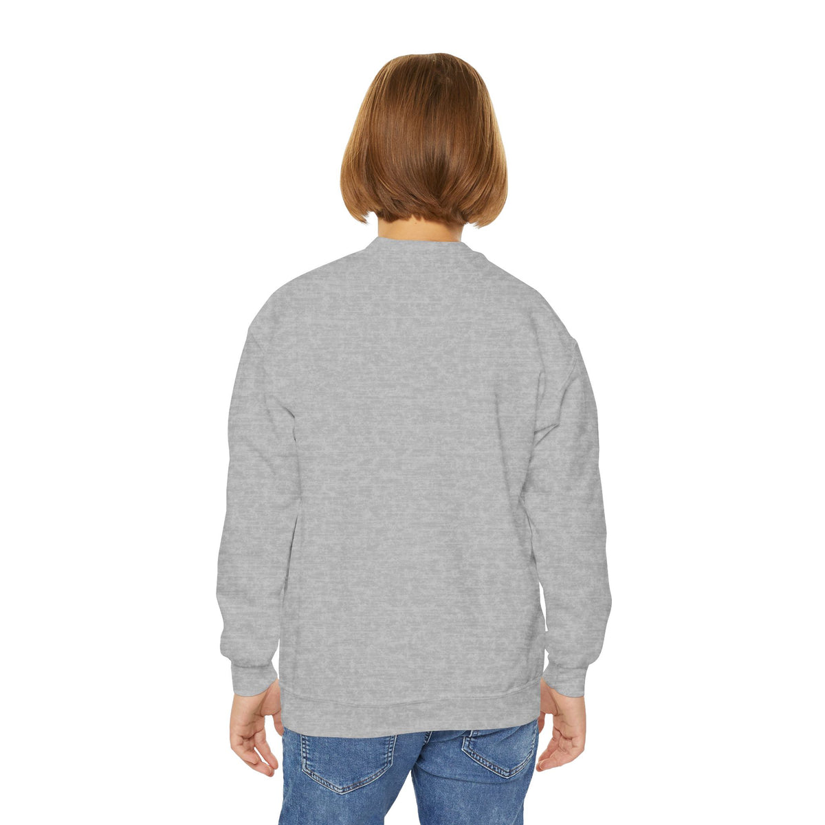 Cute Floral Music Youth Crewneck Sweatshirt