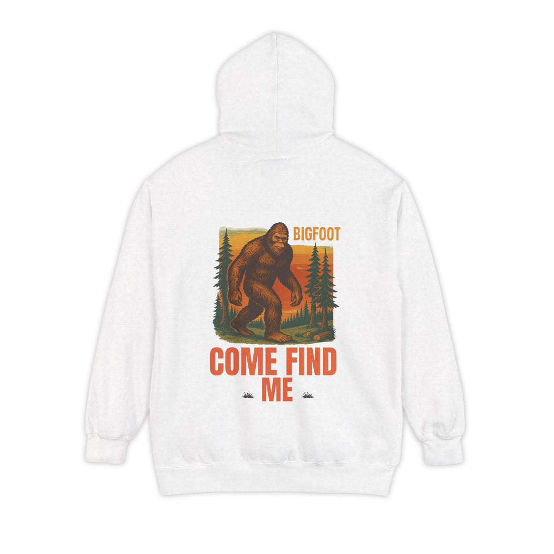 Bigfoot Come Find Me Hoodie | Unisex Garment-Dyed, Fun Wilderness Apparel, Unique Gift for Adventure Lovers, Ideal for Outdoor [...]