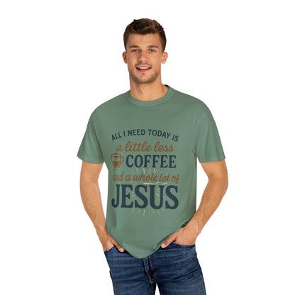 Coffee and Jesus Unisex T-Shirt, Faith-Based Gift, Relaxed Fit Tee, [...]