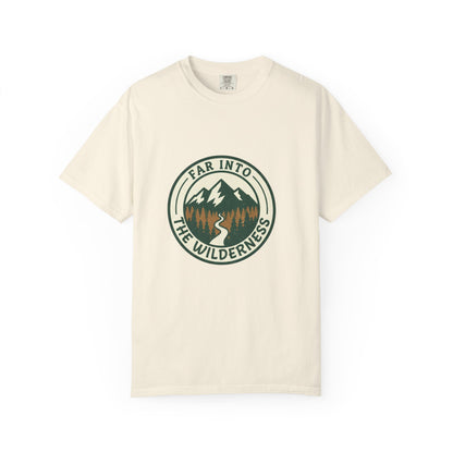 Wander Far, Live Wild T-Shirt - Comfortable Unisex Tee for Nature Lovers