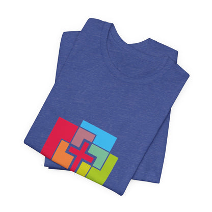 Colorful Faith Unisex Jersey Tee