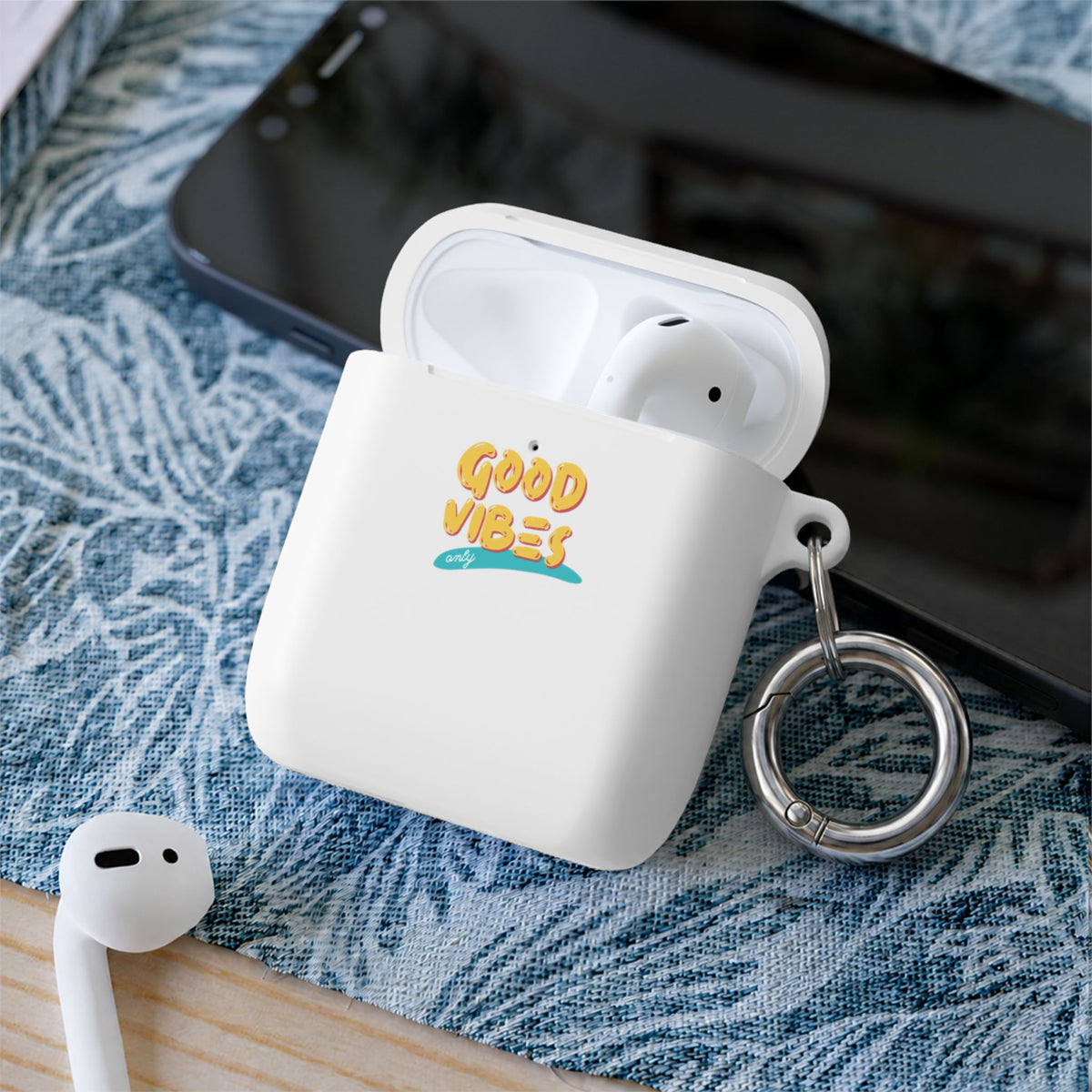 Good Vibes AirPods Case — Fun Surf Graphic AirPods &amp; AirPods Pro Cover