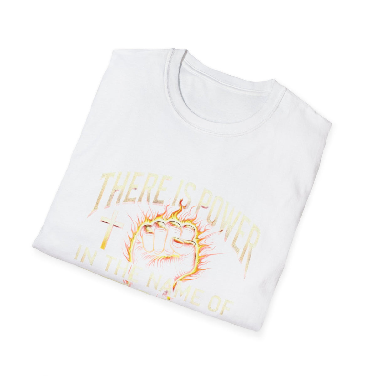 There Is Power In Jesus T-Shirt — Christian Faith Graphic Tee